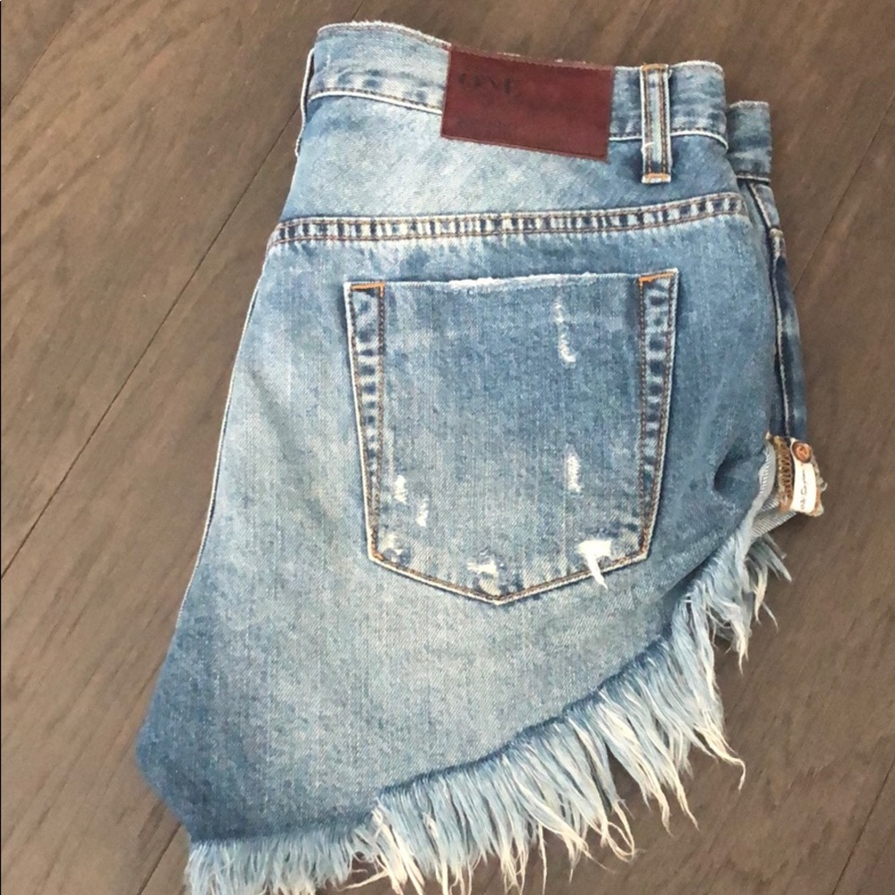 One teaspoon bandit short in a size 28!